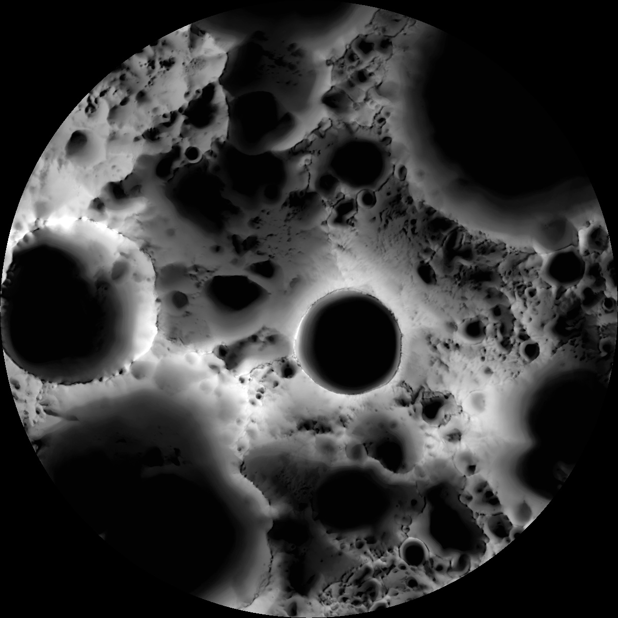 Illumination Map of the Moon's South Pole | Chandrayaan-3