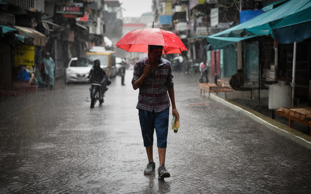 Heavy rainfall