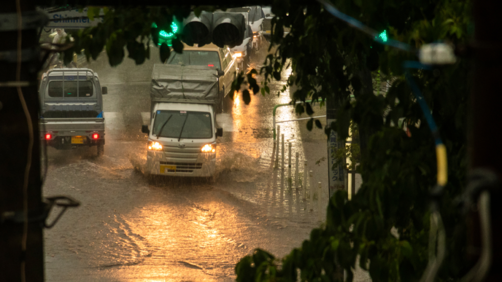 Heavy rainfall